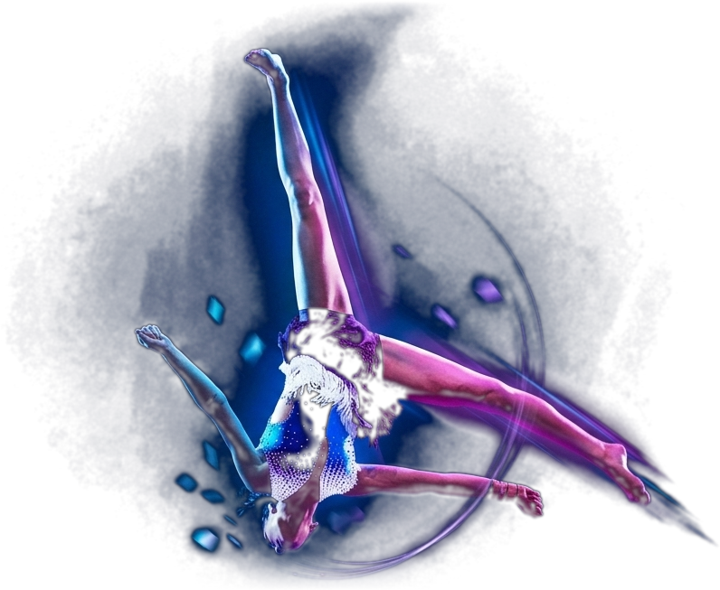 Atleta de FLY ON en vuelo